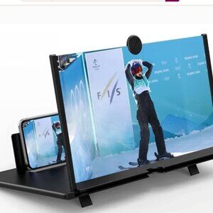 Mobile Phone Video Amplifier / Portable Home Cinema Enlarger Black New in Box